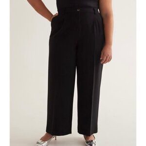 Addition Elle Black Wide Leg Trousers